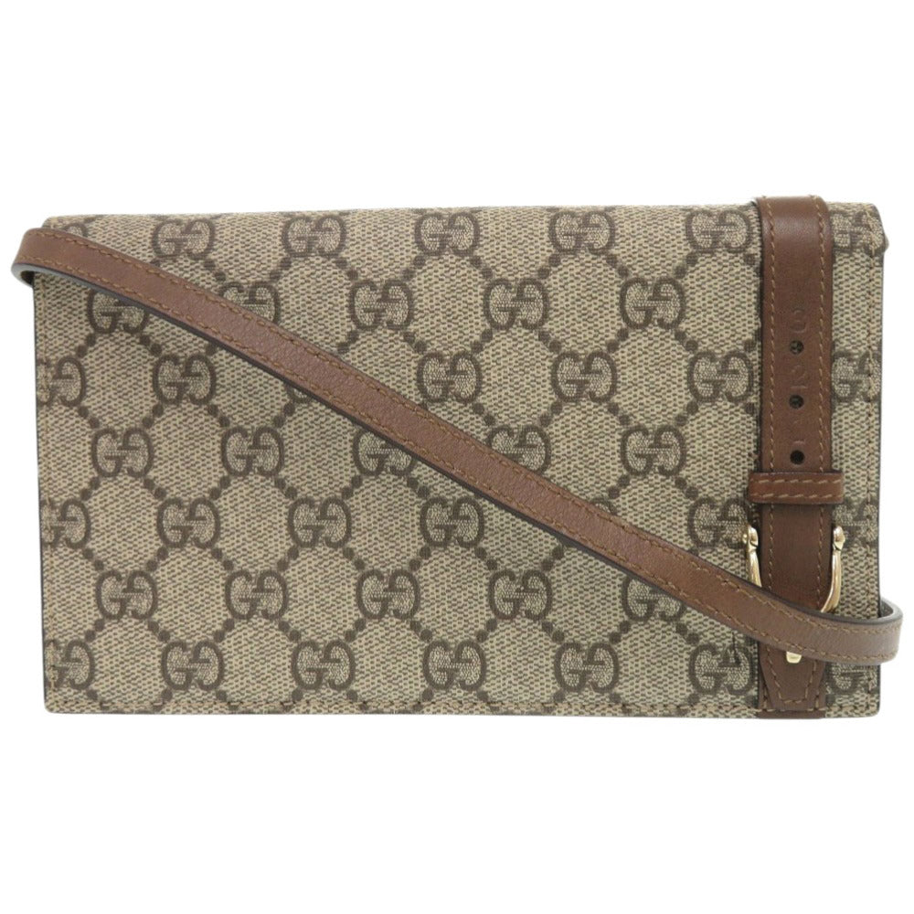 GUCCI Other bag 354086 GG Supreme beige Shoulder wallet Gucci Nice Women