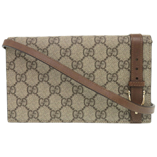 GUCCI Other bag 354086 GG Supreme beige Shoulder wallet Gucci Nice Women