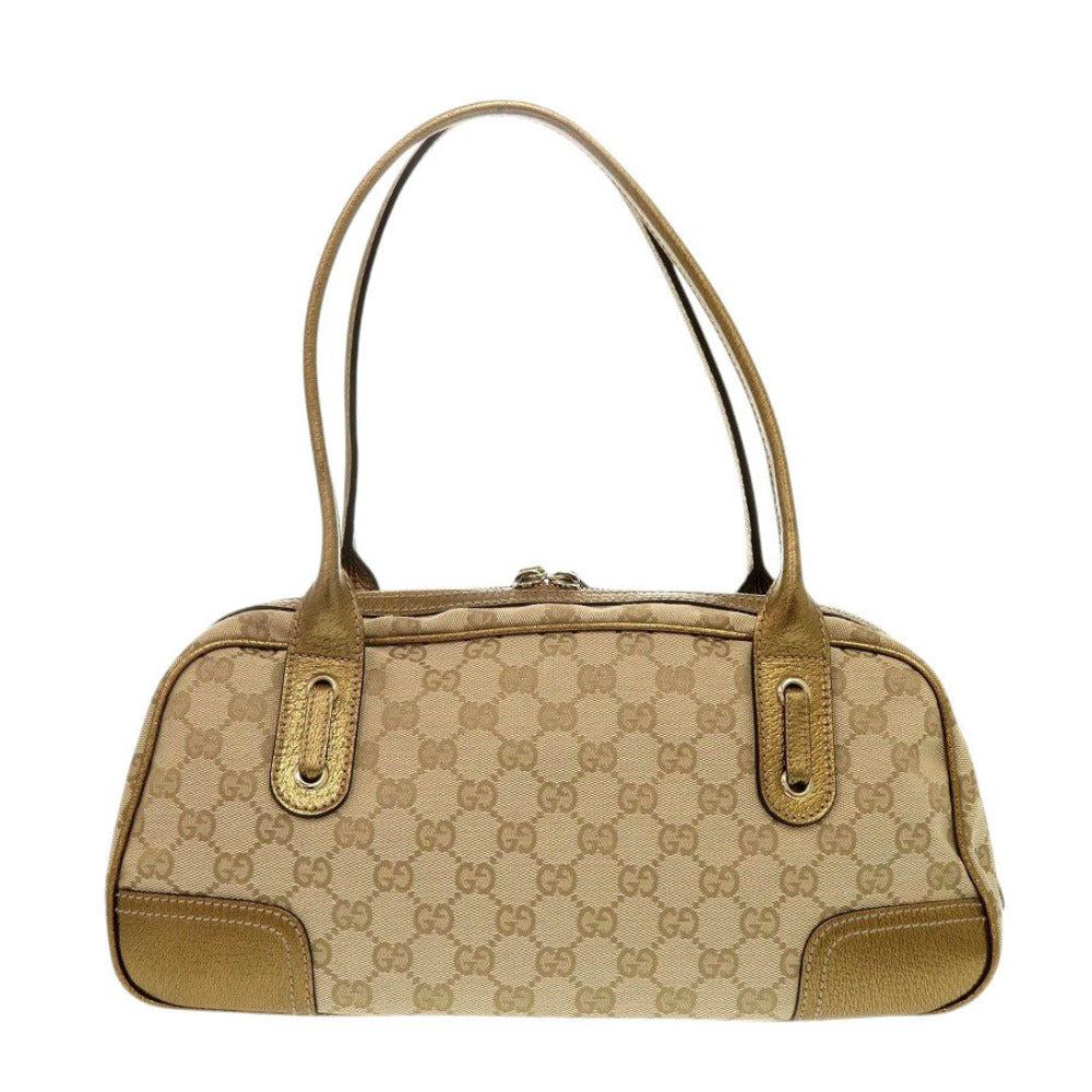 GUCCI Handbag 161720 GG canvas beige Princess Mini Boston Duffel bag Women