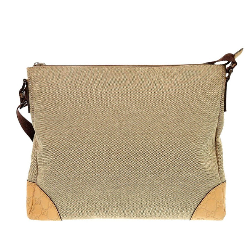 GUCCI Shoulder Bag 257301 canvas beige Women