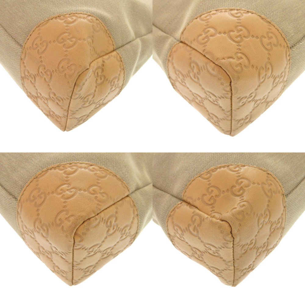 GUCCI Shoulder Bag 257301 canvas beige Women