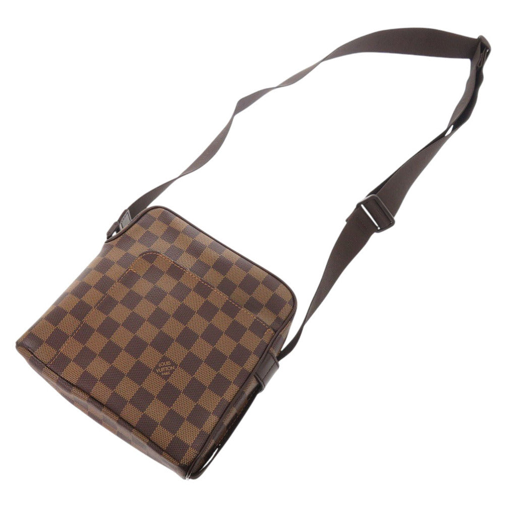 LOUIS VUITTON Shoulder Bag Damier canvas Ebene Damier Olaf PM Women