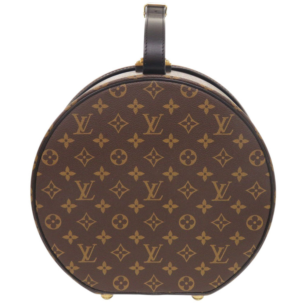 LOUIS VUITTON Handbag Monogram canvas Brown Monogram reverse Boite Chapeau 30