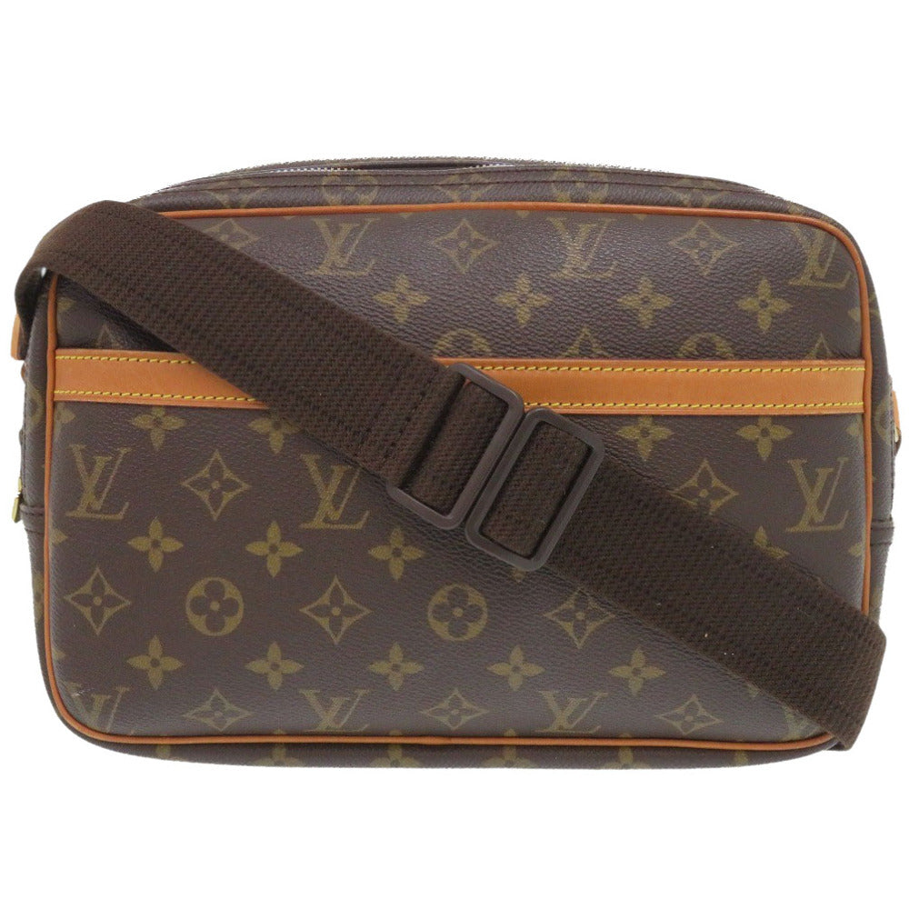 LOUIS VUITTON Shoulder Bag Monogram canvas Brown Monogram Reporter PM unisex(Unisex)