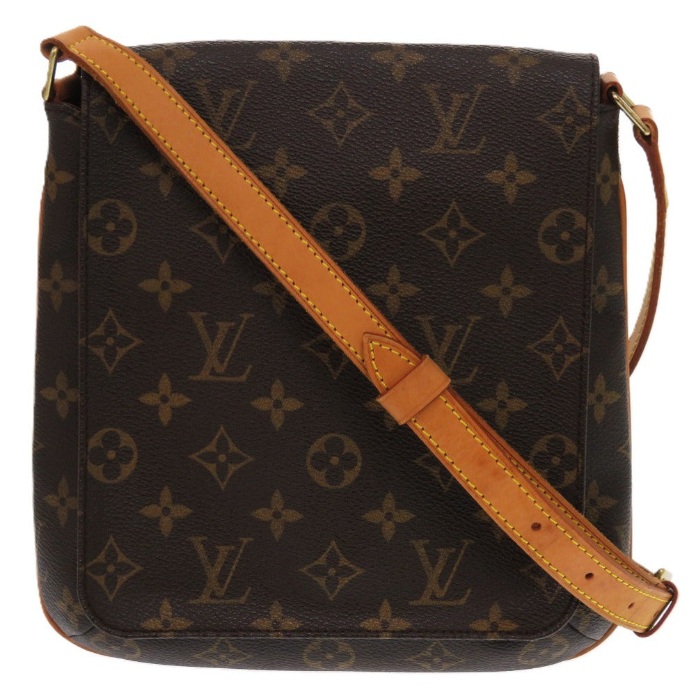 LOUIS VUITTON Shoulder Bag Monogram canvas Brown Long strap Monogram Mtte Salsa Women