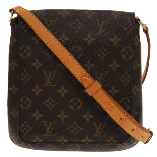 LOUIS VUITTON Shoulder Bag Monogram canvas Brown Long strap Monogram Mtte Salsa Women