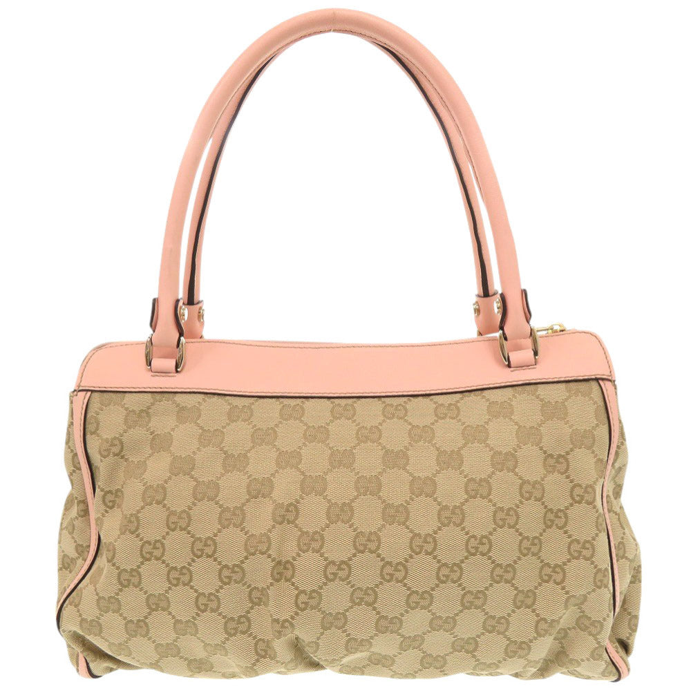 GUCCI Handbag 189831 GG canvas, leather beige Abbey Women