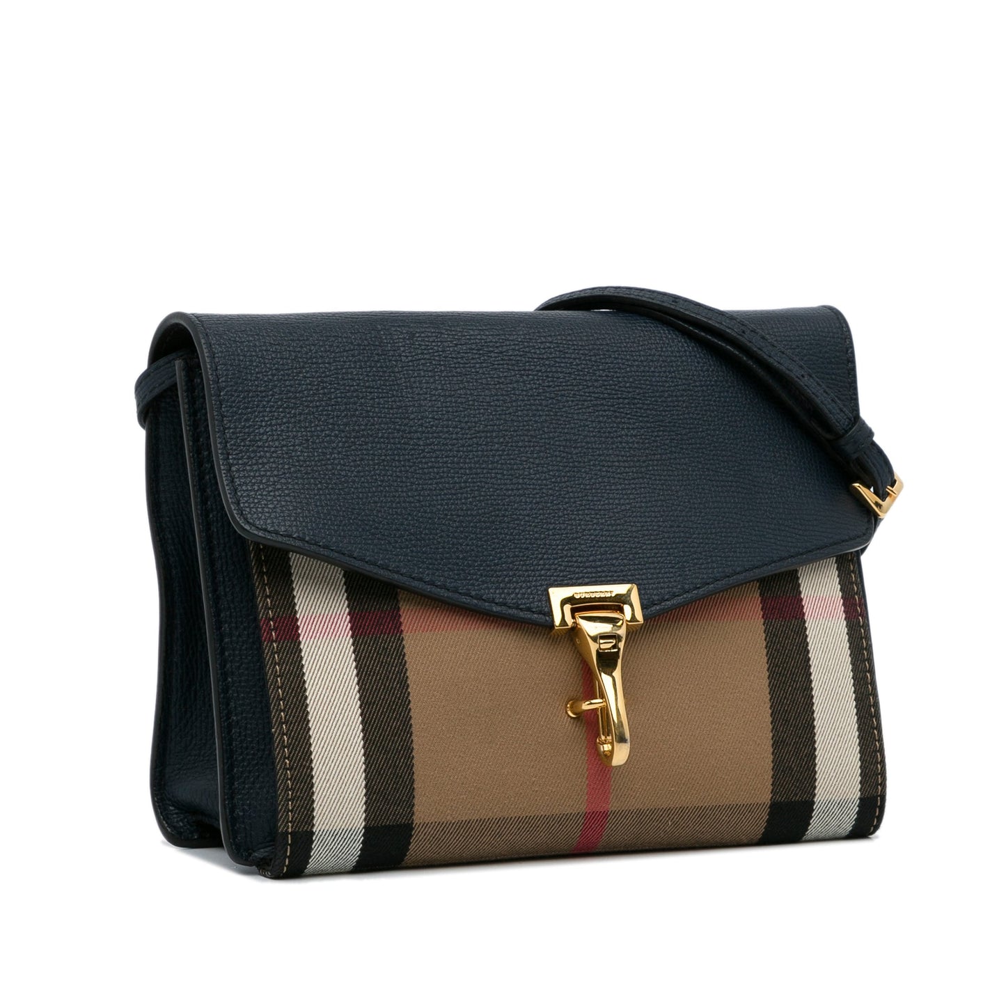 Burberry Derby Macken Crossbody Bag Ho Check Leather
