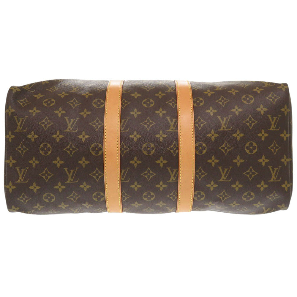 Luxury Women's Handbag | LOUIS VUITTON Boston Duffel bag Monogram canvas Brown Monogram Keepall 45
