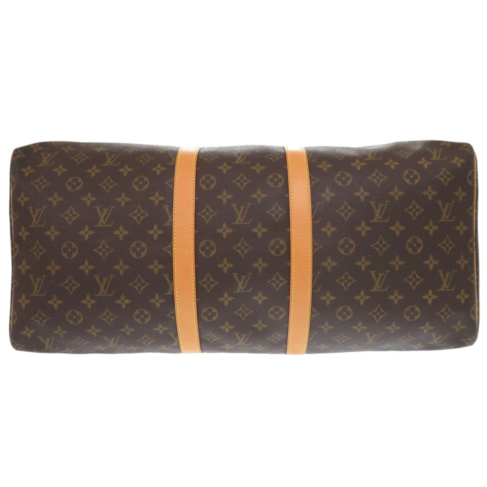 LOUIS VUITTON Boston Duffel bag Monogram canvas Brown Monogram Keepall 55