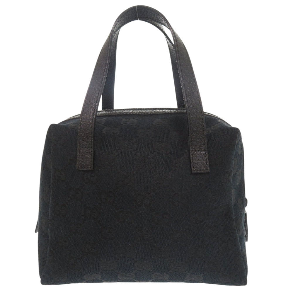 GUCCI Handbag 124542 GG canvas, leather black Women