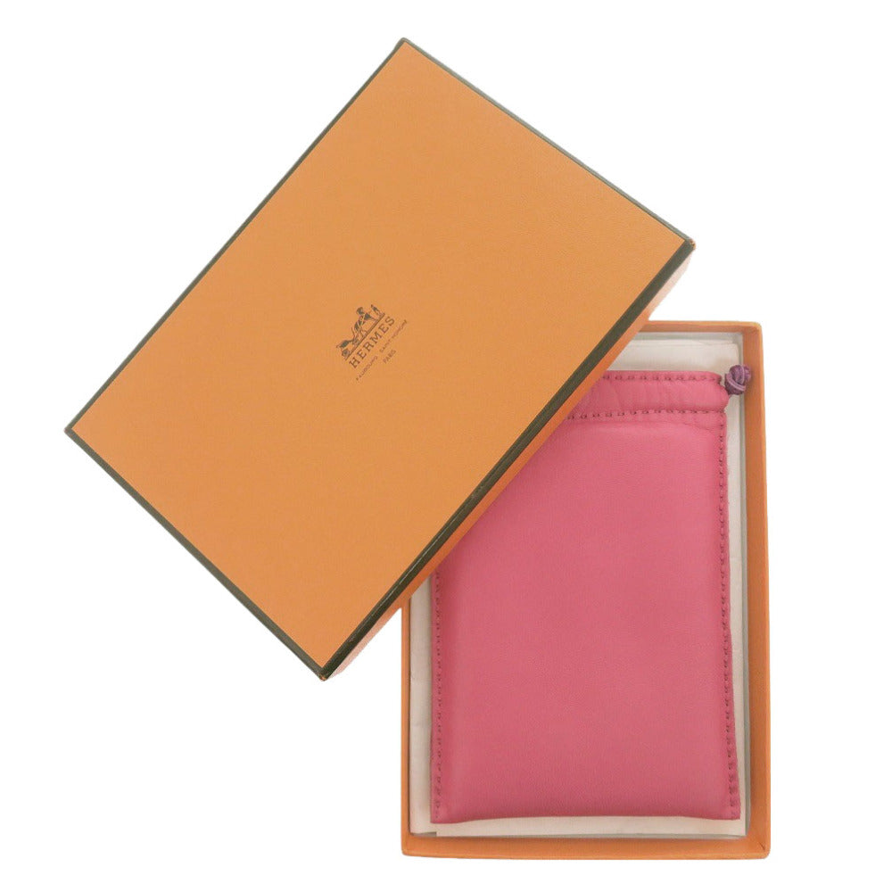 HERMES Pouch Anyo Miro Pink type Pochette pillow PM Women
