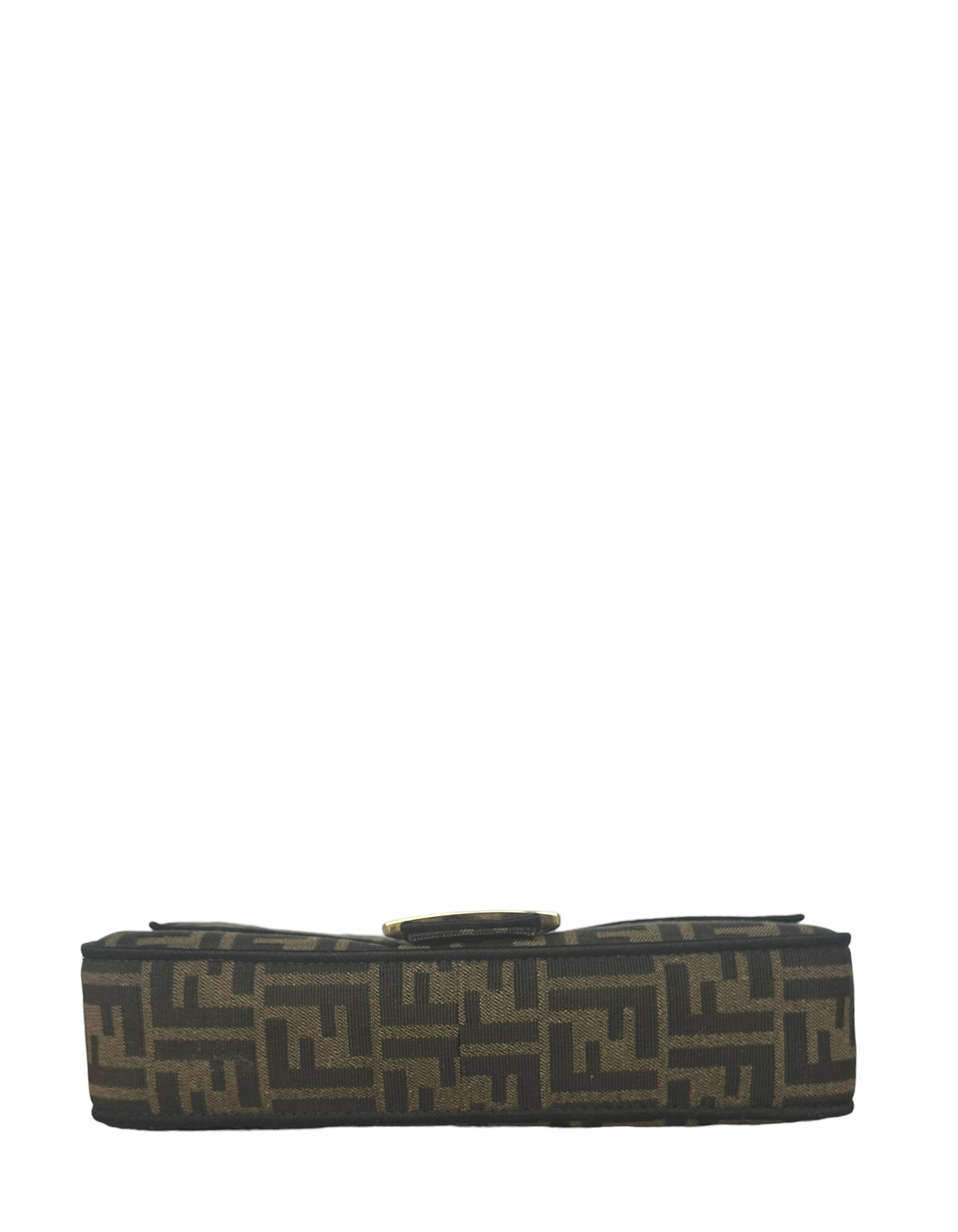 Fendi Fabric Monogram Jacquard FF Baguette NM Bag w/ Two Straps