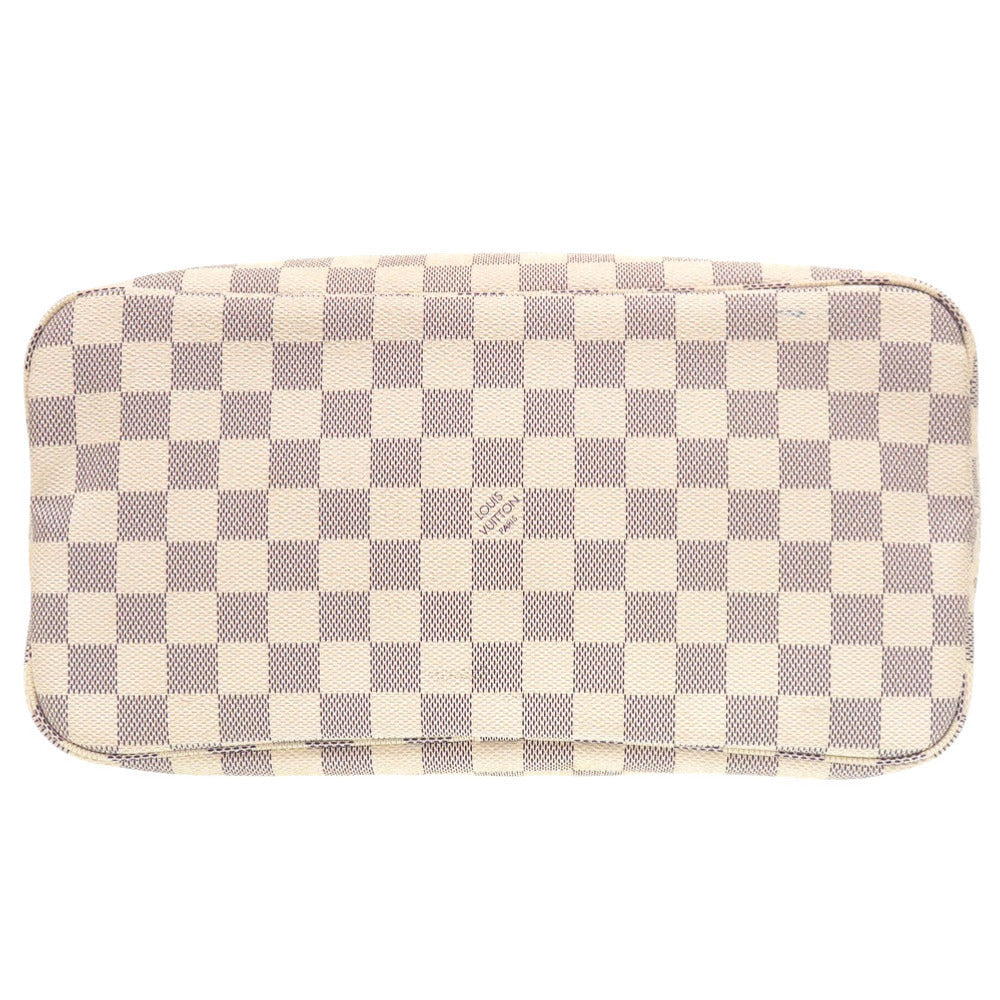 Luxury Women's Tote Bag | LOUIS VUITTON Tote Bag Damier Azur Canvas white Damier Azur Neverfull MM