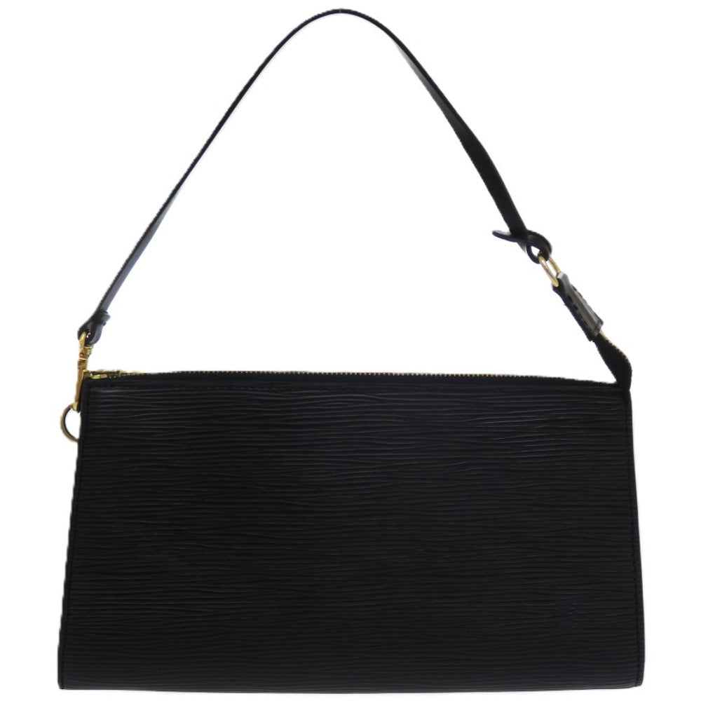 LOUIS VUITTON Pouch Epi Leather Noir Epi Pochette Accessoires