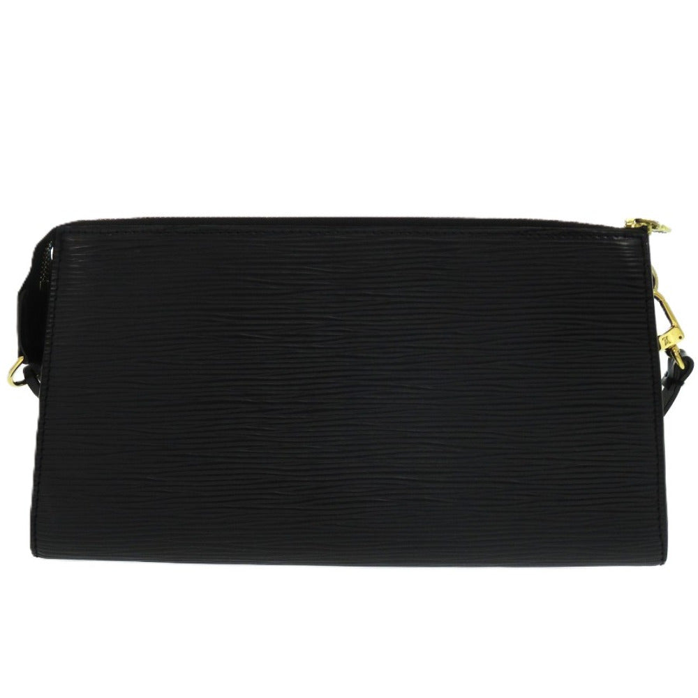 LOUIS VUITTON Pouch Epi Leather Noir Epi Pochette Accessoires