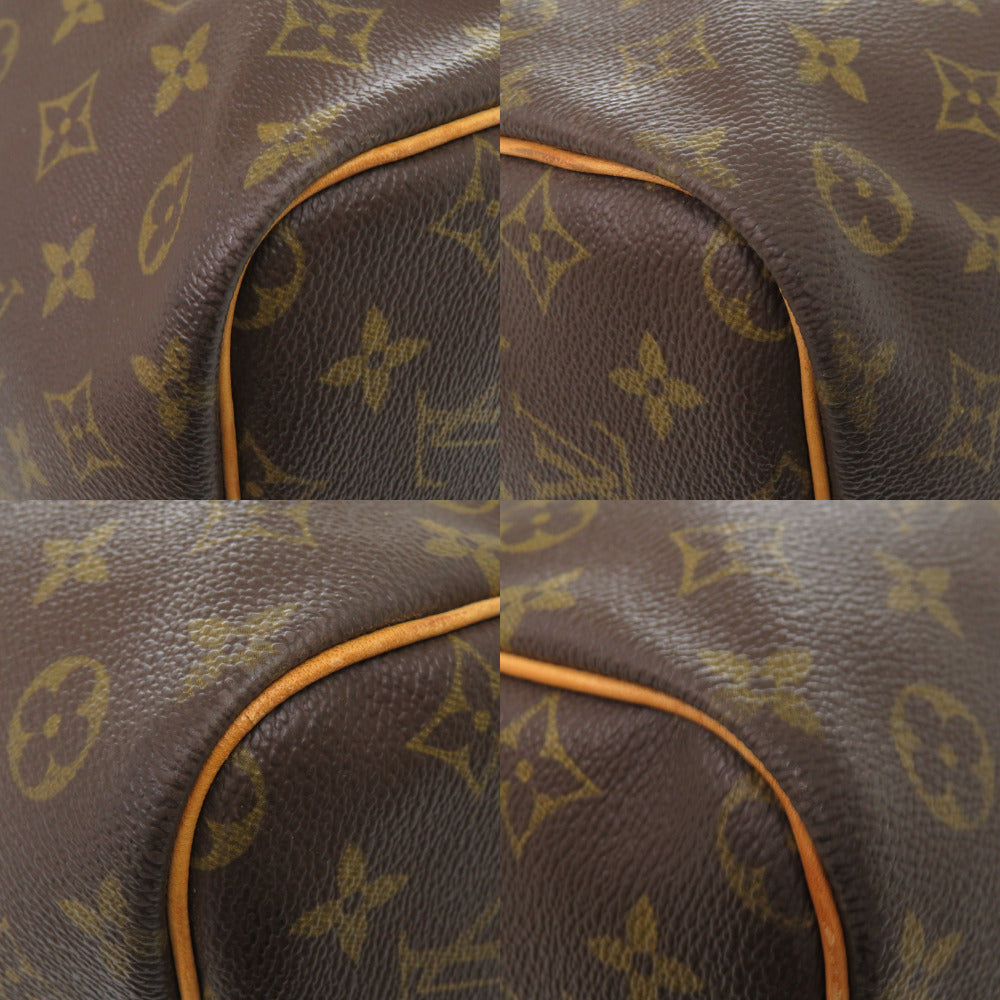 LOUIS VUITTON Boston Duffel bag Monogram canvas Brown Monogram Keepall bandouliere60