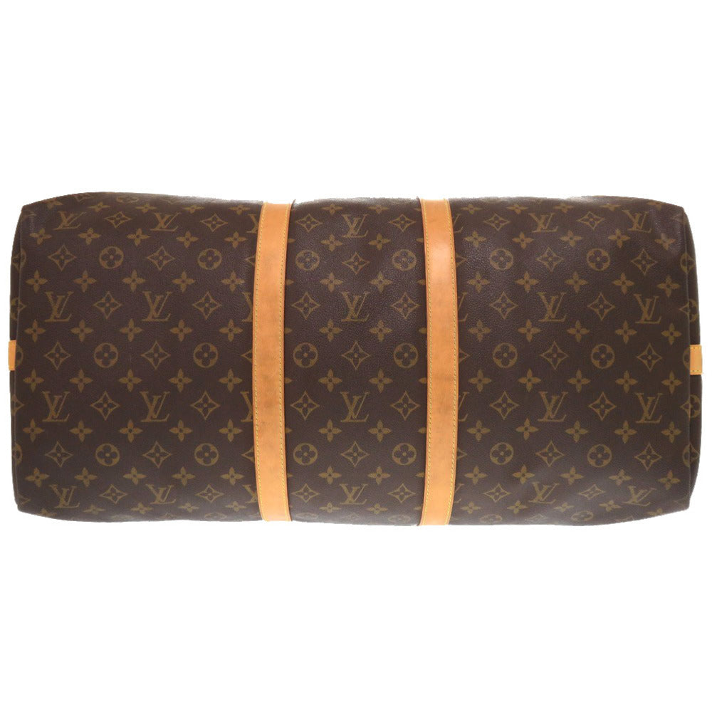 Luxury Women's Handbag | LOUIS VUITTON Boston Duffel bag Monogram canvas Brown Monogram Keepall bandouliere55