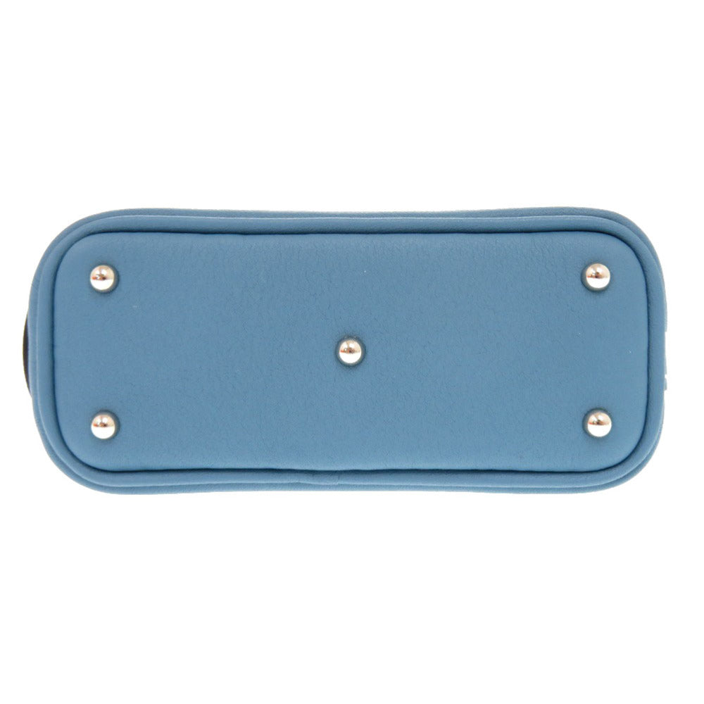 HERMES Handbag Vaux Swift new blue gene Bolid Shark