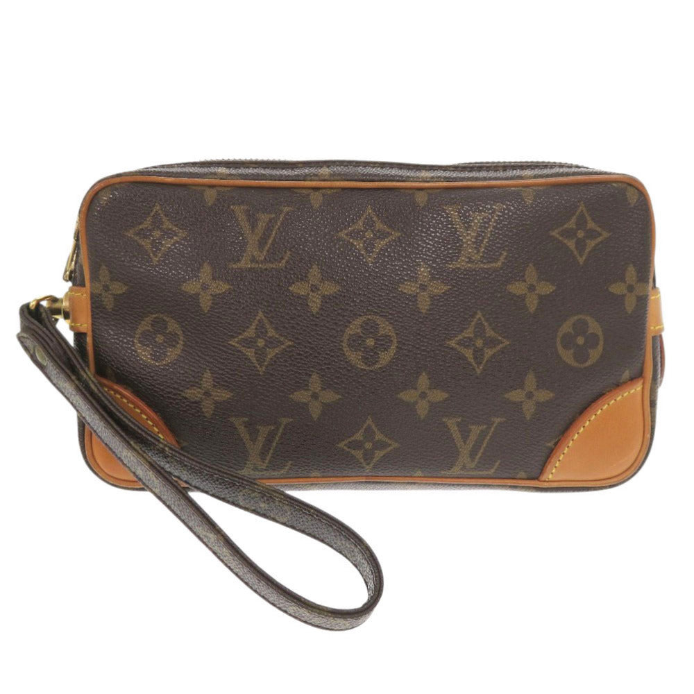 LOUIS VUITTON business bag Monogram canvas Brown Monogram Marly Dragonne PM