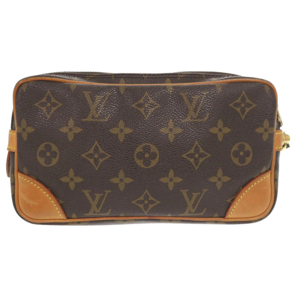LOUIS VUITTON business bag Monogram canvas Brown Monogram Marly Dragonne PM