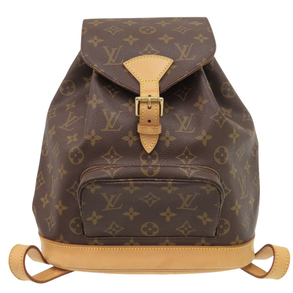 LOUIS VUITTON Backpack Monogram canvas Brown Monogram MontsourisMM