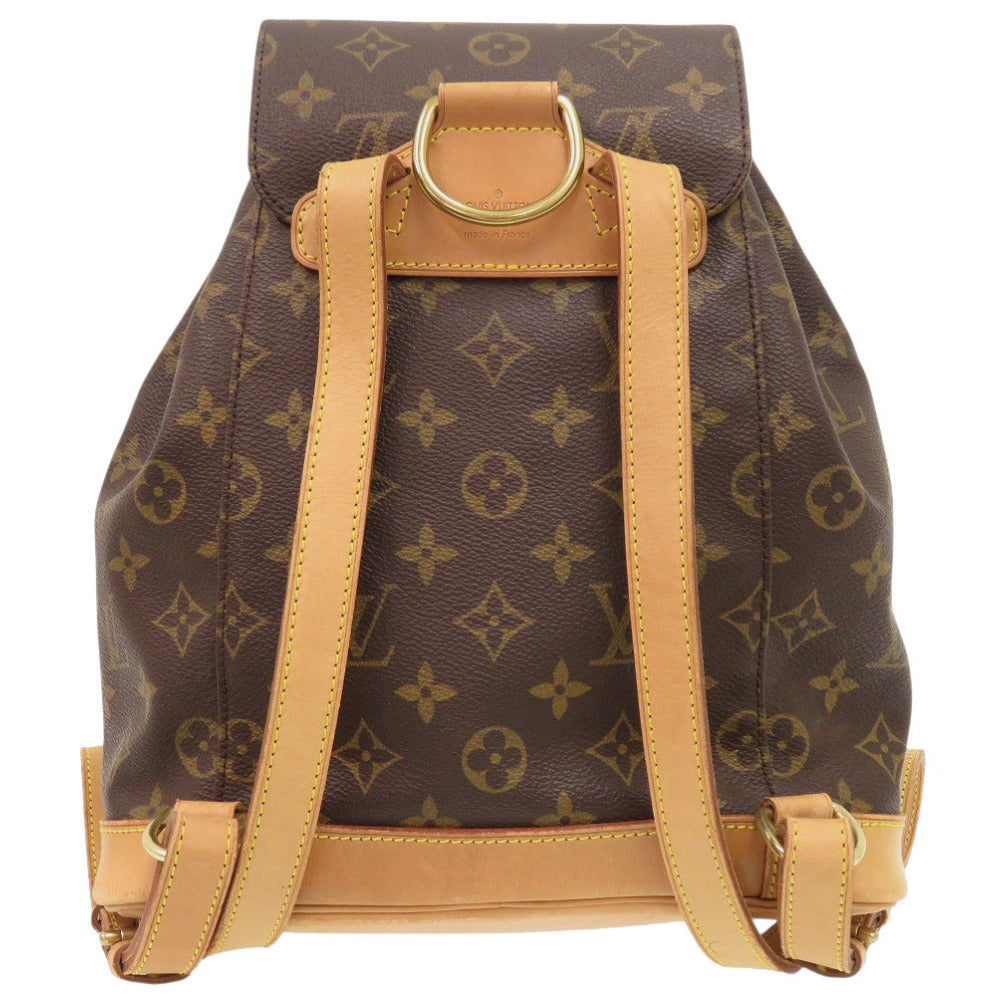 LOUIS VUITTON Backpack Monogram canvas Brown Monogram MontsourisMM
