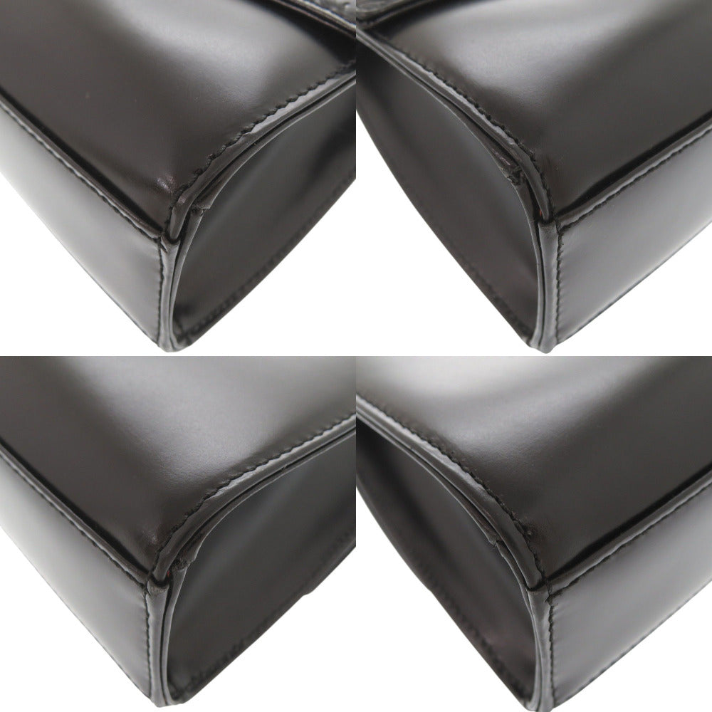 LOUIS VUITTON Handbag leather black Opera Athens