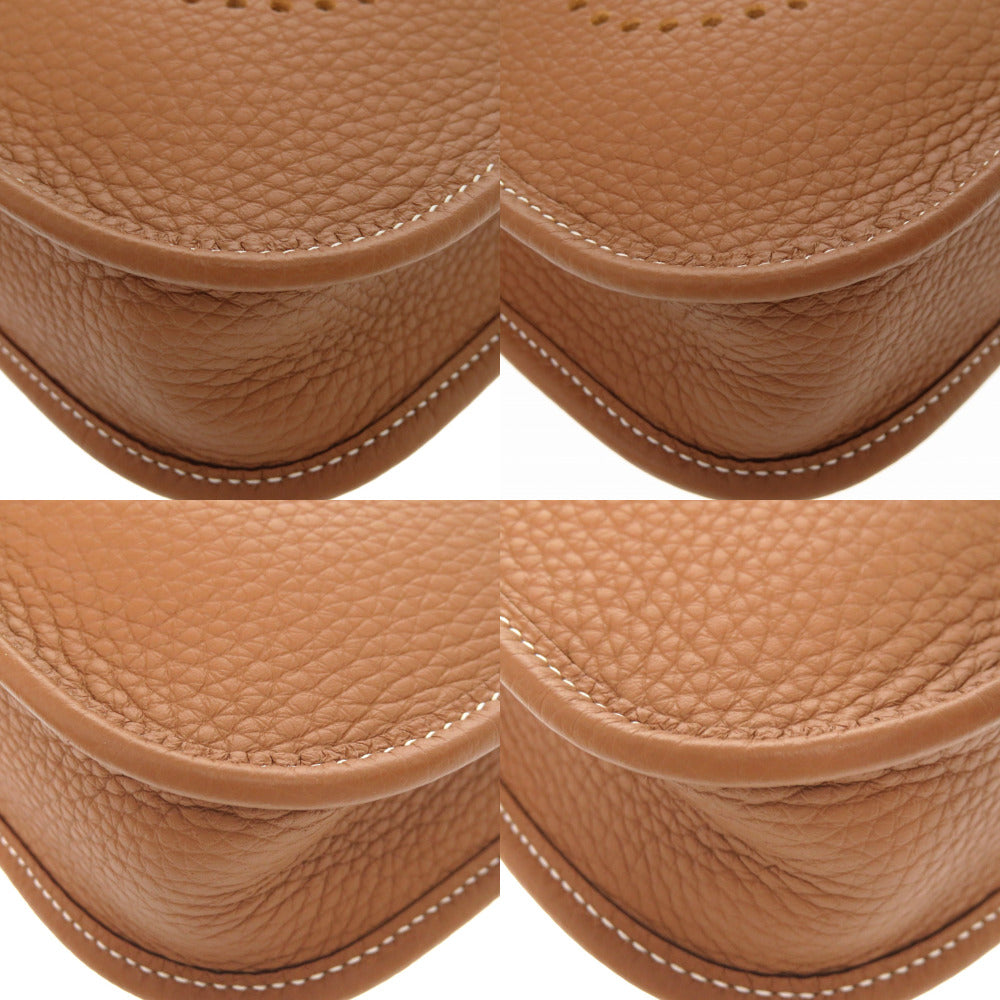HERMES Shoulder Bag Taurillon Clemence gold Evelyn TPM Amazone