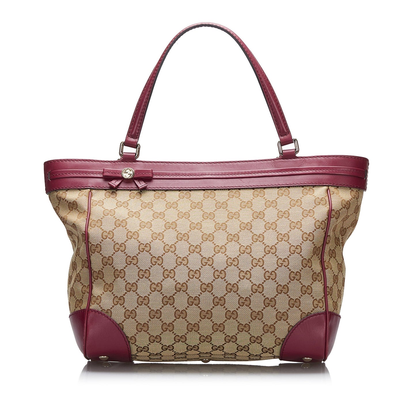 Gucci Leather Canvas Tote Style 34