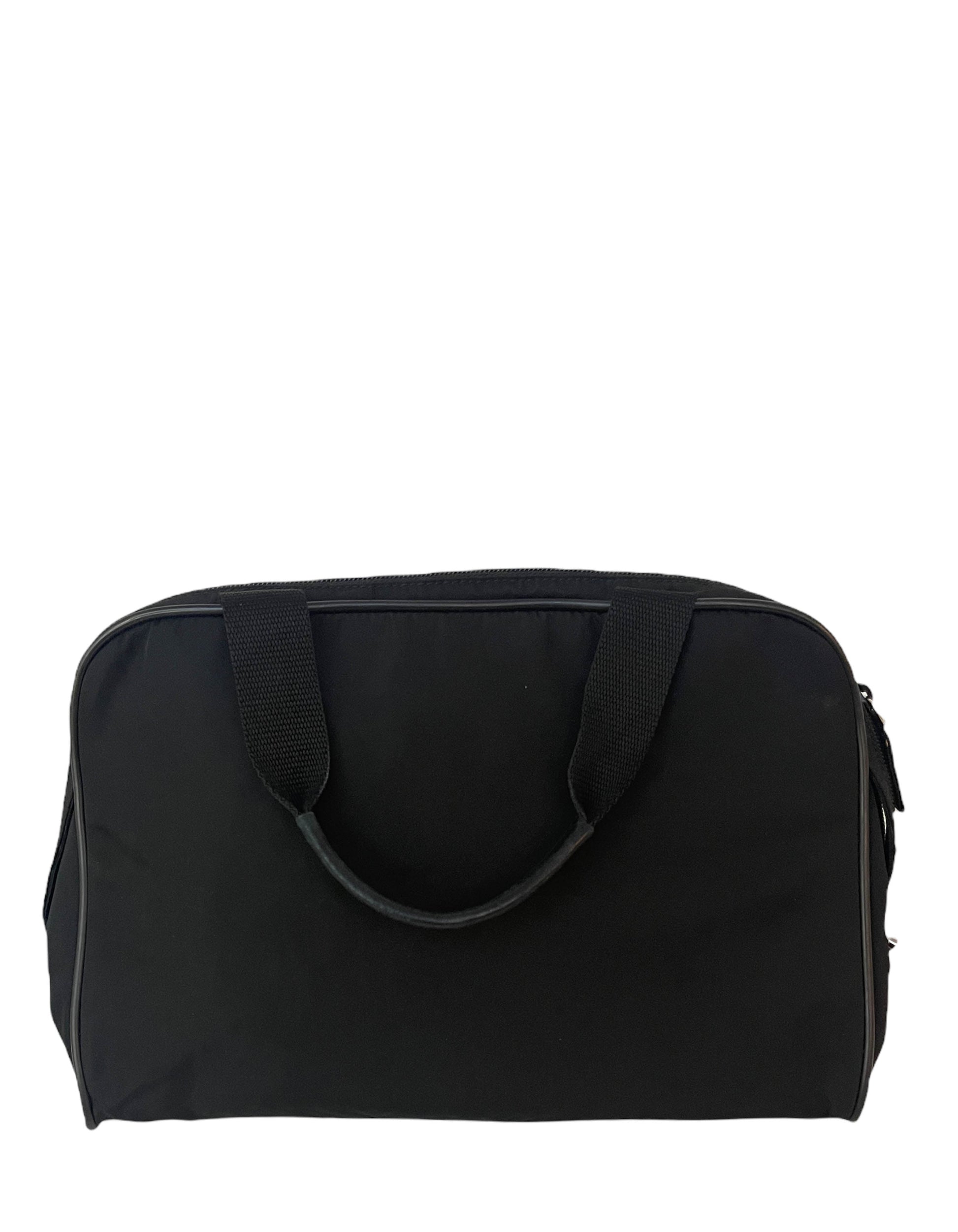 Prada Black Tessuto Nylon Handbag