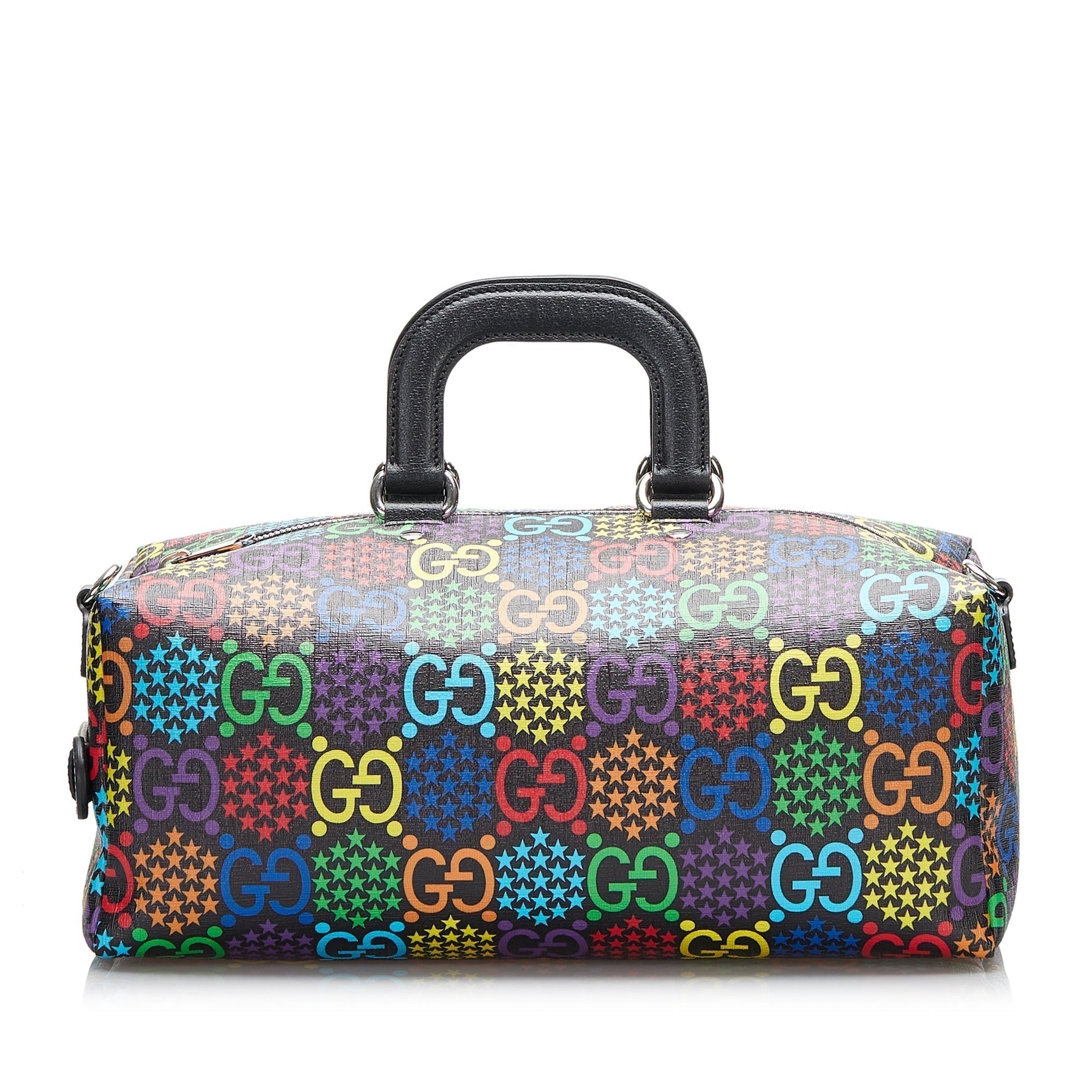 Gucci Canvas Top Handle Handbag