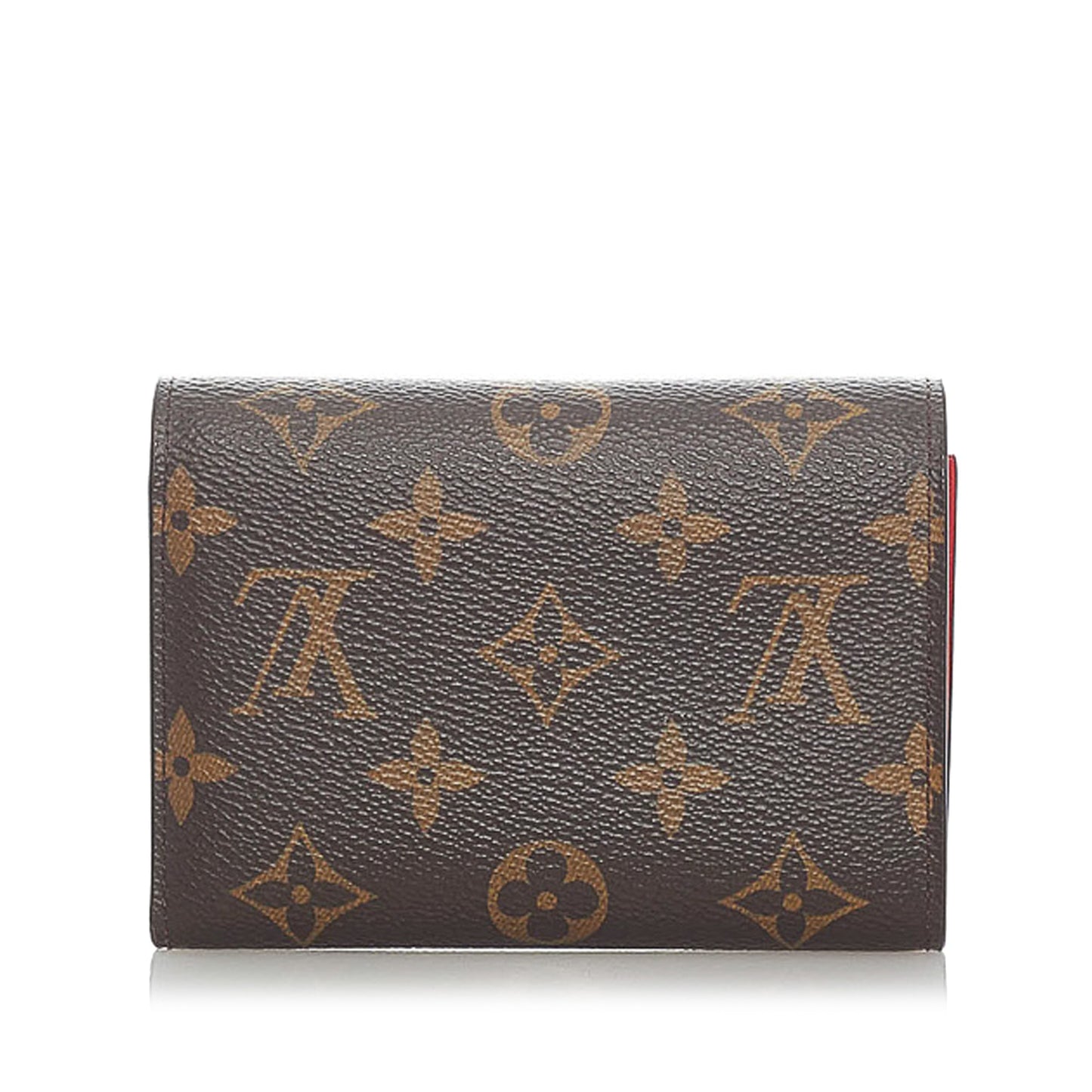 LOUIS VUITTON Louis Vuitton Monogram Flower Compact Wallet Brown