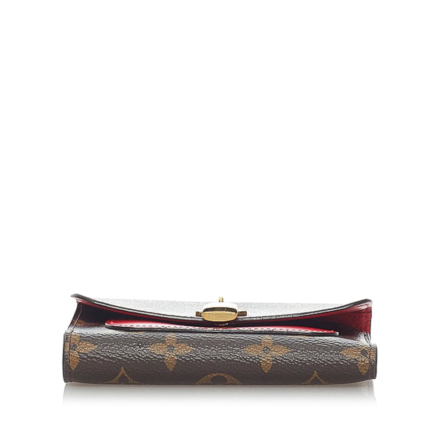 LOUIS VUITTON Louis Vuitton Monogram Flower Compact Wallet Brown