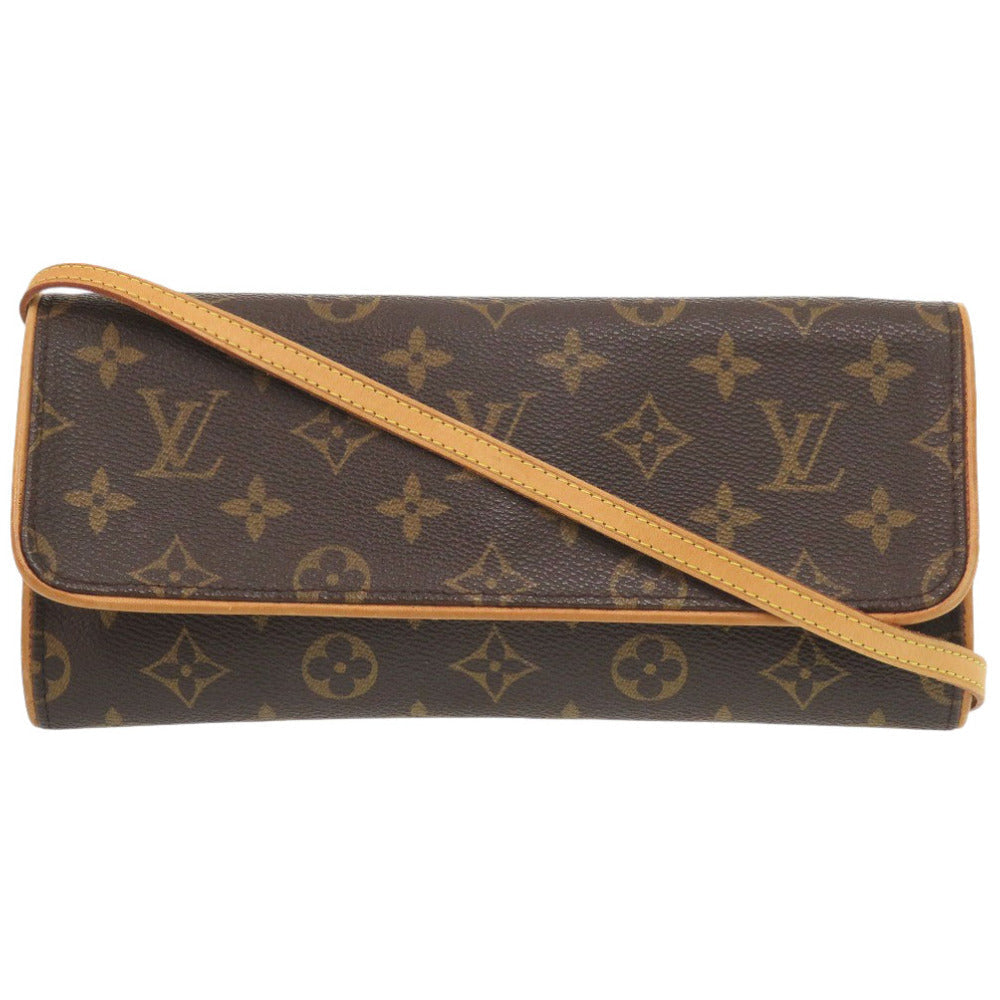 LOUIS VUITTON Shoulder Bag Monogram canvas Brown Monogram Pochette Twin GM Women