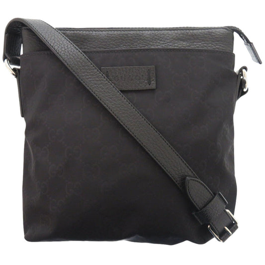 GUCCI Shoulder Bag 510339 Nylon black GG Women