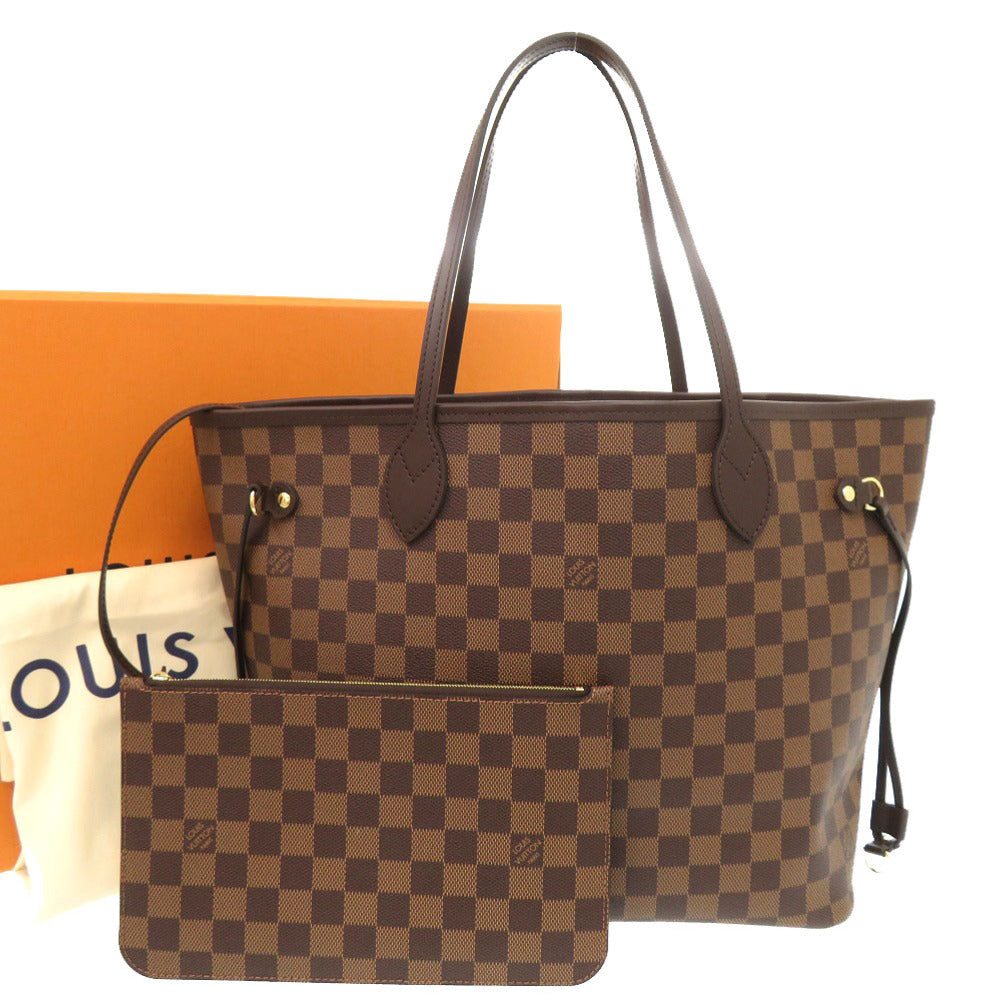 LOUIS VUITTON Tote Bag Damier Azur Canvas Slys Damier New Neverfull MM Women