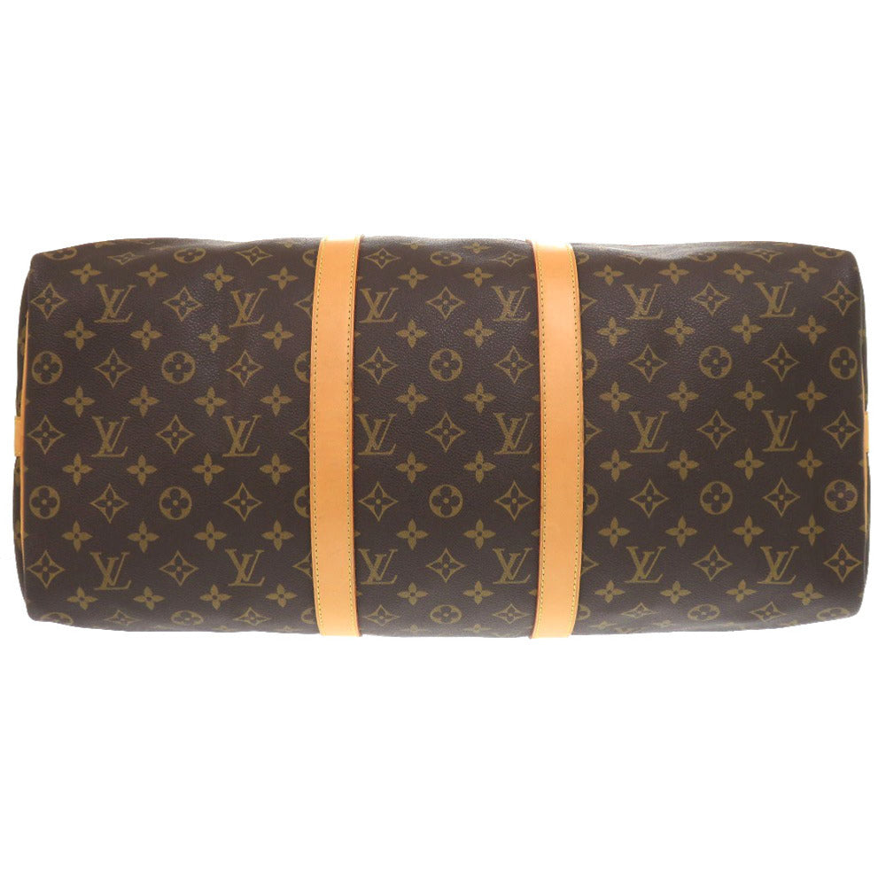 Luxury Women's Handbag | LOUIS VUITTON Boston Duffel bag Monogram canvas Brown Monogram Keepall bandouliere50