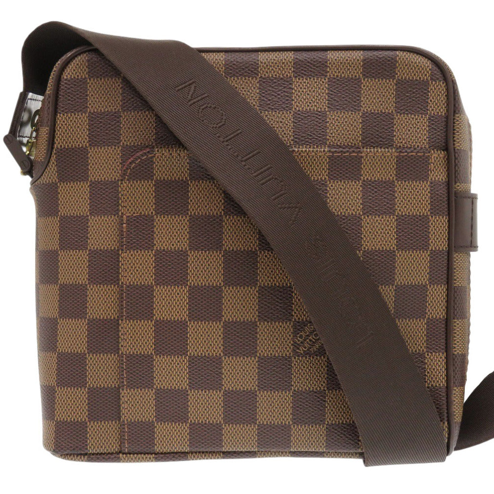 LOUIS VUITTON Shoulder Bag Damier canvas Brown Damier Olaf PM Women