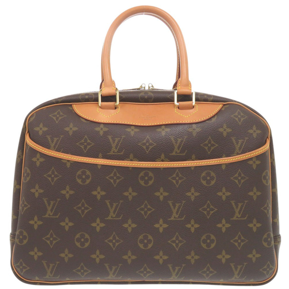 LOUIS VUITTON Handbag Monogram canvas Brown Monogram Deauville unisex(Unisex)