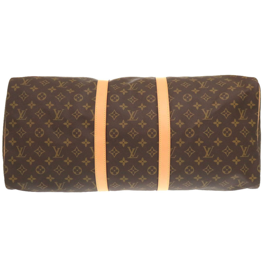 LOUIS VUITTON Boston Duffel bag Monogram canvas Brown Monogram New Keepall 55 mens
