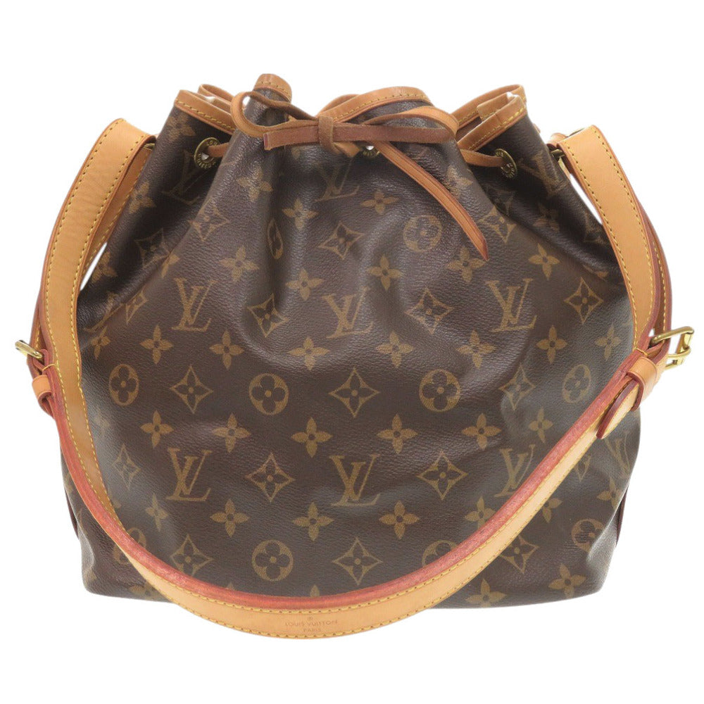 LOUIS VUITTON Shoulder Bag Monogram canvas Brown Monogram Petit Noe Women