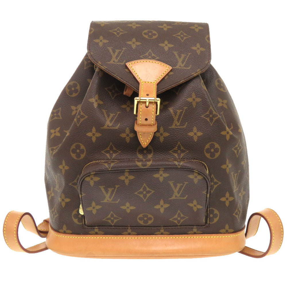 LOUIS VUITTON Backpack Monogram canvas Brown Monogram MontsourisMM Women