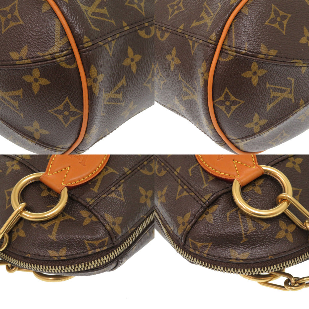 LOUIS VUITTON Shoulder Bag Monogram canvas Brown Karl Lagerfeld Monogram Punching bag baby Women