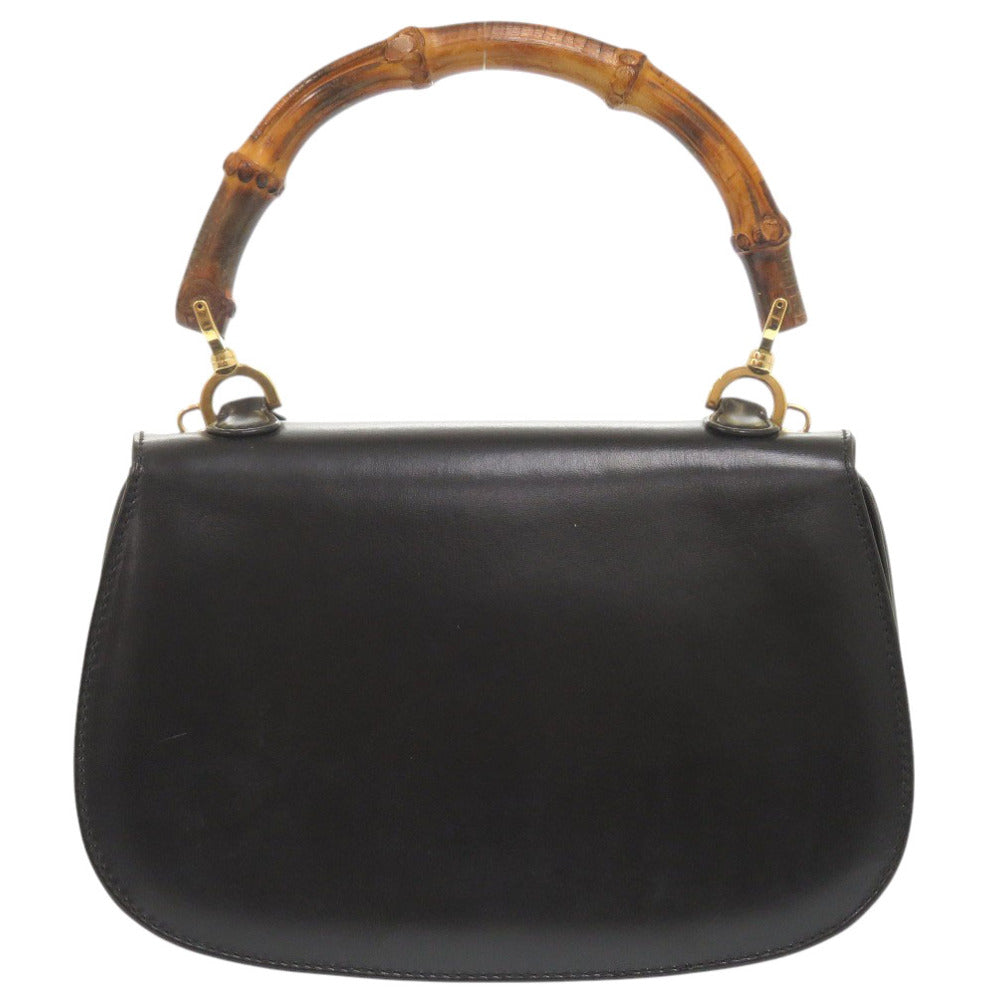 GUCCI Handbag 000 2046 0188 leather black Bamboo Women