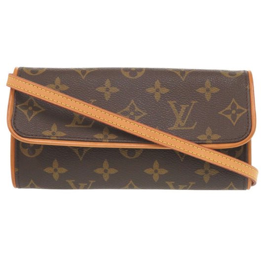 LOUIS VUITTON Shoulder Bag Monogram canvas Brown Monogram Pochette Twin PM Women