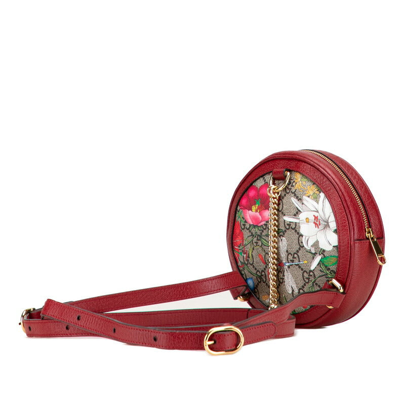Gucci GG Flora Ophidia PVC Leather Backpack