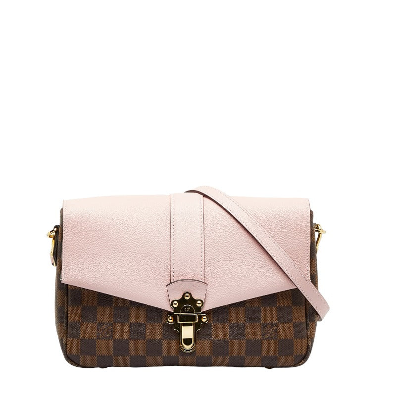 Louis Vuitton Louis Vuitton DamiÃ¨re N44244 Shoulder Bag PVC/Ledger Magnolia Pink Brown