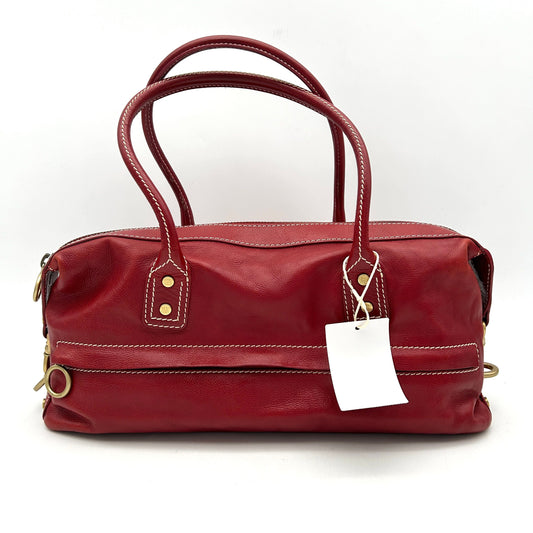 Luxury CELINE | Bags | Luxury CELINE Red Shoulder Bag In Red Contrast Stitching ITR2HEMBIZFS