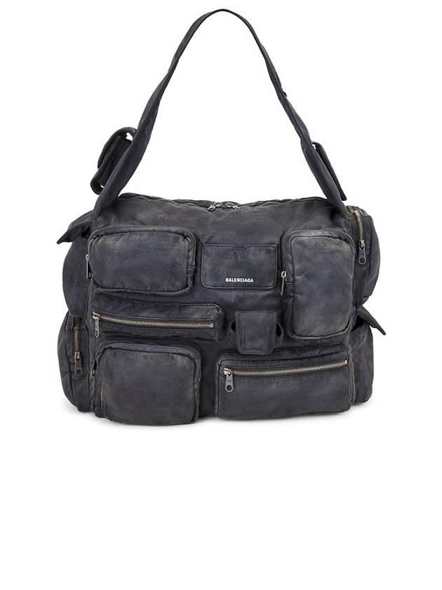 Luxury Balenciaga Trending 2026 Superbusy Large Cross Bag Black